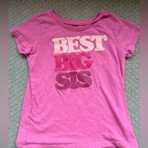 Best Big Sis T-Shirt 4T